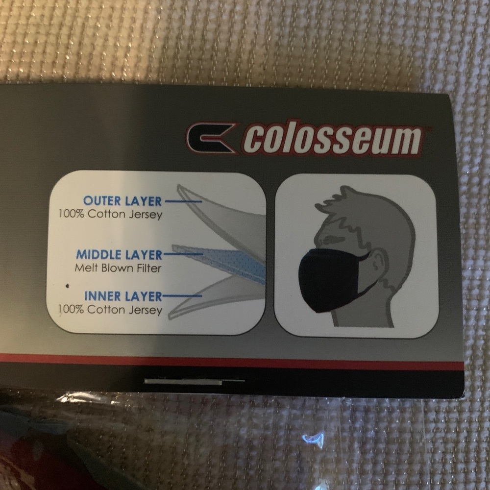 Colosseum Texas A&M Aggies Logo Facial Covering Face Mask - Adult Unisex NWT - Picture 2 of 4